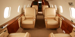 Challenger 300 view for Palm Beach charter