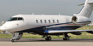 Challenger 300 view for Palm Beach charter