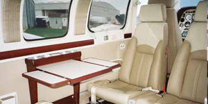 Beech Baron 58 view for Palm Beach charter