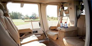 Bell 407 view for Palm Beach charter
