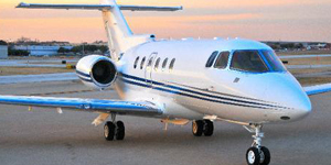Hawker 900XP view for Palm Beach charter