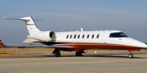 Learjet 45 view for Palm Beach charter