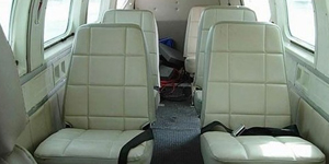 Piper Navajo / Cheyenne / Chieftain view for Palm Beach charter