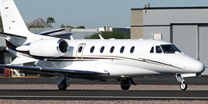 Cessna Citation Excel / XLS view for Palm Beach charter