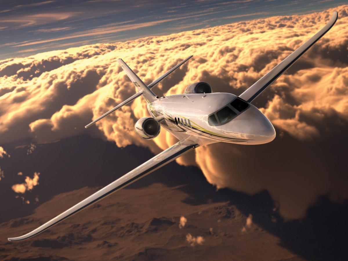 Cessna Citation Latitude view for Palm Beach charter